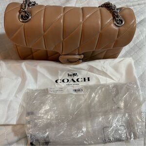 COACH Buff Quilted Tabby 26